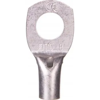 Kabelové oko Kruhové kabelové oko 10/M8 měděné, pocínované KC10F8 /100 ks/