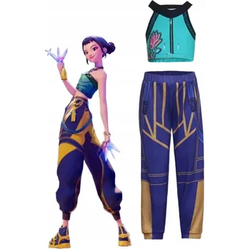 Karnevalový kostým LOVKYNĚ DÉMONŮ KOSTÝM ZOEY KPOP KOSTÝM LOVKYNĚ DÉMONŮ KOSTÝM ZOEY 140-150