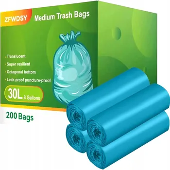 Pytle na odpadky Pytle na odpadky Odolné Těsné 55x65cm 30L 4 role 200ks