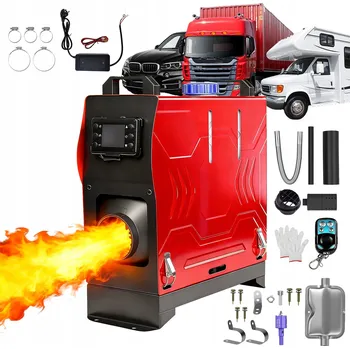 Ventilátor topení a klimatizace Nezávislé Topení 8KW 12V 24V 220V Nízká Spotřeba Paliva s Dálkovým Ovládáním