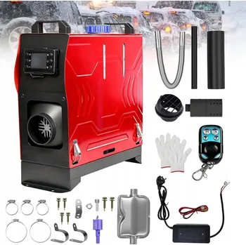 Průmyslové topidlo Naftové topení vzduchový naftový ohřívač s ventilátorem, nezávislé topení 8kW 12V 24V 220V