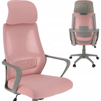 Otočná kancelářská židle Jumi růžová
