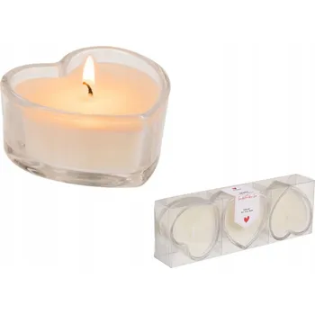 Svíčka Čajové svíčky parafinové Růže ootb 3 ks