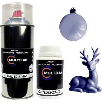 Barva ve spreji Matný lak ve spreji na figurky, skleněné a keramické ozdoby RAL 5014