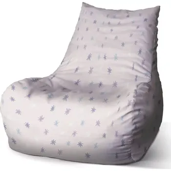 Sedací pytel Sablio Sedací vak Bean Barevné hvězdy - 100 x 90 x 45 cm