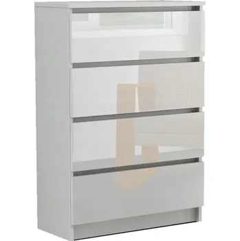 Komoda Komoda Gindo 80 x 40 x 9,9 9 Cm bílá lesklá