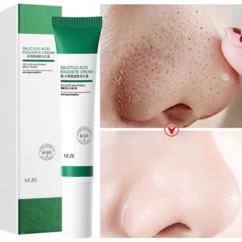 Pleťový krém Kyselina salicylová Krém na zmenšení pórů, esenciální, 20 g