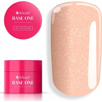 Lak na nehty Gel Base One Shimmer Blush Cream 50g Gel na Nehty Samovyrovnávací Stavební