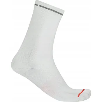 Pánské ponožky CASTELLI Premio Evo 18 Cyklistické Ponožky vel. 44-47 Bílé