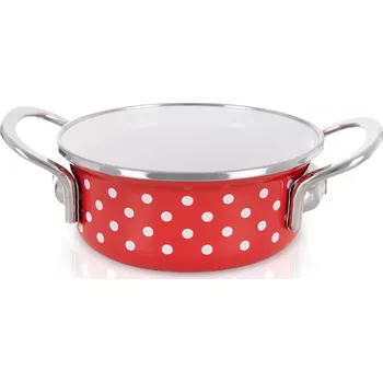 Hrnec Orion Kastrol TEČKA Lem 0,65 l 14 cm Červená