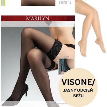Dámské punčochy Punčochy Marilyn samodržící erotic 15 visone 5
