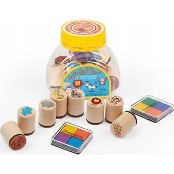 Dětské razítko RAZÍTKA 8 KS ZVÍŘÁTKA SADA RAZÍTEK HRAČKA 3+