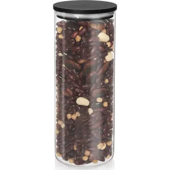 Dóza na potraviny Orion Dóza kulatá sklo bambus 1,3 l