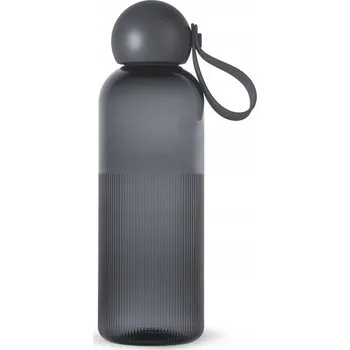 Láhev Láhev lahev na pití na vodu sportovní džus rPET s rukojetí šedá tmavá SAGAFORM