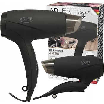 Péče o vlasy Fén na vlasy Adler AD2266 1200W s koncentrátorem a skládací rukojetí
