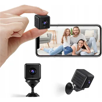 IP kamera MINI ŠPIÓNÍ KAMERA WIFI DETEKCE POHYBU MONITOROVÁNÍ SKRYTÁ HD 1000MAH 2MP