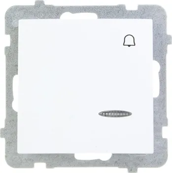 vypínač Jednopólový vypínač pod omítku Ospel bílý ŁP-6GS/m/00