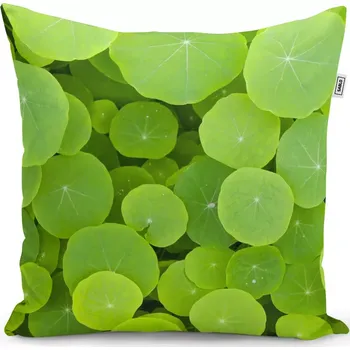 Polštář Sablio Polštář Listy leknínu - 60x60 cm