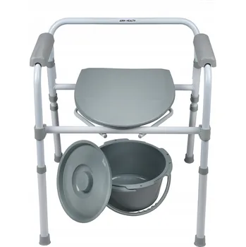 Koupelnové sedátko Toaletní židle s nastavitelnou výškou, pomůcka do koupelny