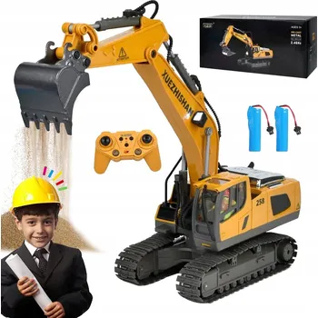 RC model auta BAGR BULDOZER XXL VELKÝ DÁLKOVĚ OVLÁDANÝ NA DÁLKOVÉ OVLÁDÁNÍ PRO DĚTI DÁREK
