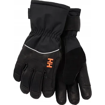 Rukavice Lyžařské kožené rukavice Helly Hansen Grunt Glove černé, vel XL