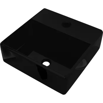 Umyvadlo Umyvadlo na desku obdélníkové VidaXL 30 cm černé