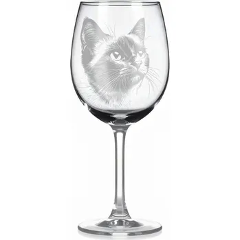 Sklenice Sklenice na víno s kočkou – motiv 71