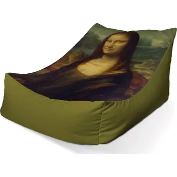 Sedací pytel Sablio Sedací vak Lounge Mona Lisa - Leonardo da Vinci - 120 x 100 x 80 cm