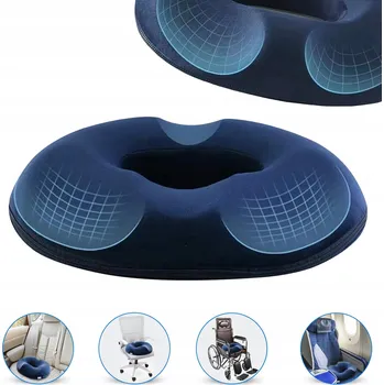 Polštář POLŠTÁŘ NA SEDADLO PROTI HEMOROIDŮM PO PORODU ERGONOMICKÝ ORTOPEDICKÝ KRUH