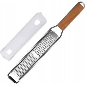Struhadlo KUCHYŇSKÉ STRUHADLO NA SÝR, ČESNEK, ZÁZVOR, OVOCE, ČOKOLÁDU, RUČNÍ, PLOCHÉ, 36 cm