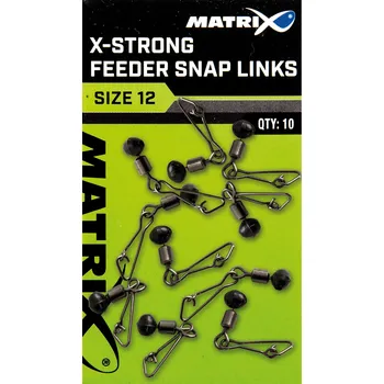 Spojka Matrix X-STRONG FEEDER SNAP LINKS