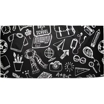 Osuška Sablio Ručník Černobílá škola - 30x50 cm