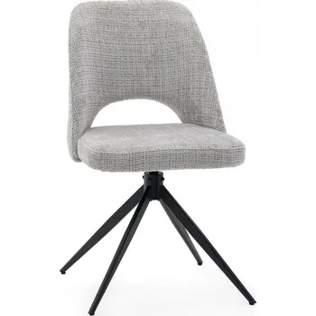 Jídelní židle Otočné čalouněné křeslo do obývacího pokoje jídelny MILO, šenilová látka