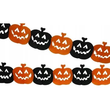 Halloweenská girlanda dýně 2,8 m