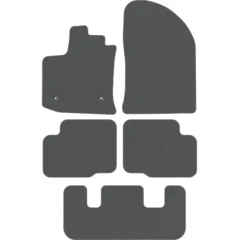 autokoberec Kobercové rohožky Edecor velurové 5 ks