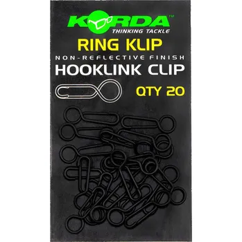 KORDA - Klip na návazce Ring Klip 20 ks