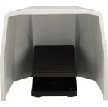 Nožní spínač jednoduchý s krytem šedý kov 2Z