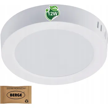 Kulatý Stropní Svítidlo Berge 16,5 x 3 cm bílá