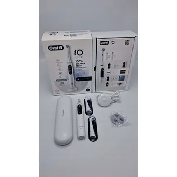 Elektrický zubní kartáček Kartáček Oral-B iO 7 se 2 hlavicemi a cestovním pouzdro od Braun