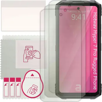 Pouzdro na mobilní telefon 3x MATNÁ hydrogelová Fólie pro Hotwav Hyper 7 Pro Rugged Phone