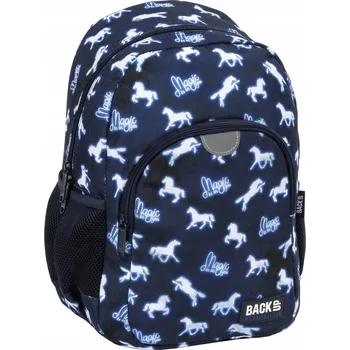 Školní batoh Školní batoh Back Up s více přihrádkami bílý, modrý 18 l