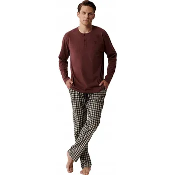 Pánské pyžamo s dlouhým rukávem Atlantic L