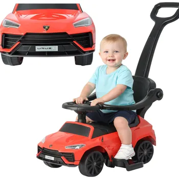 Odrážedlo Lebula Chodítko lamborghini urus 3v1 hudební auto červené barvy