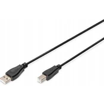 Datový kabel Kabel USB A - USB B Digitus AK-300102-010-S 1 m černý