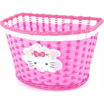 Košík na láhev Přední košík na kolo JET Hello Kitty růžový