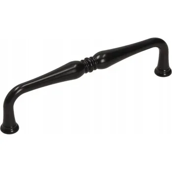 Nábytkové kování GAMET, Úchytka UR55, černá matná, 128 mm