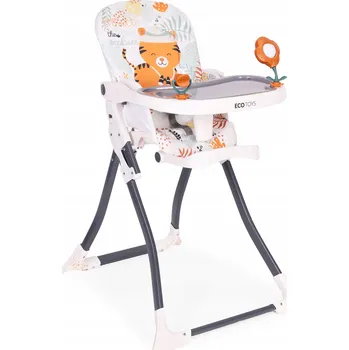 Jídelní židlička SKLÁDACÍ ŽIDLIČKA NA KRMENÍ PRO DĚTI + HRAČKY ECOTOYS