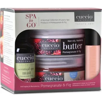 Kosmetická sada Cuccio SPA Sada To Go pro péči o tělo, ruce a nohy Mléko & Med