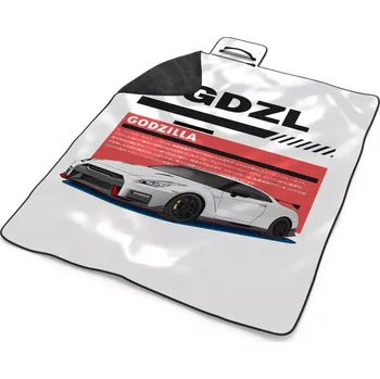 deka Sablio Plážová deka Nissan GTR 35 Godzilla: 200x140 cm