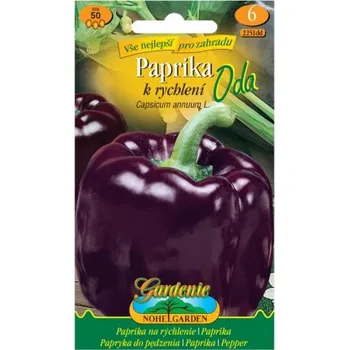 Semeno Paprika zeleninová k rychlení, černá